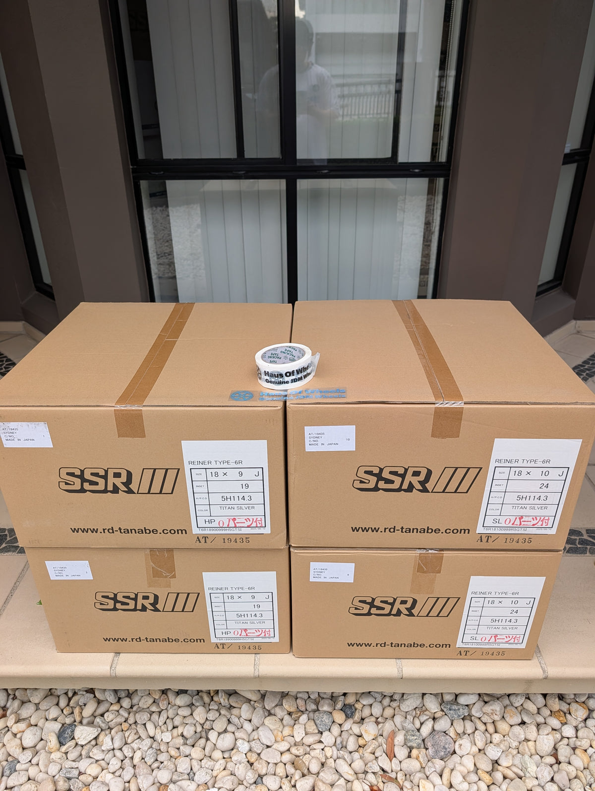 SSR Reiner Type 6R Titan Silver | 5x114.3 | F: 18x9 +19 / R: 18x10 +24 | New | 3 Piece – product photo 2