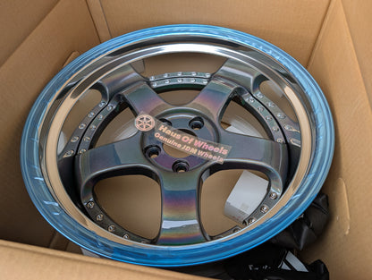 SSR SP1 Spectrum Silver | 5x114.3 | F: 18x9.5 +12 / R: 18x10.5 +18 | New | 3 Piece