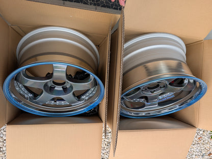 SSR SP1 Spectrum Silver | 5x114.3 | F: 18x9.5 +12 / R: 18x10.5 +18 | New | 3 Piece