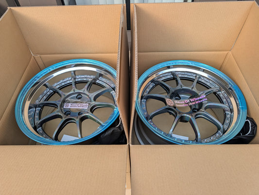 SSR SP5 Spectrum Silver | 5x114.3 | F: 18x9 +19 / R: 18x10 +24 | New | 3 Piece