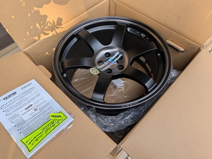 Rays Volk Racing TE37 Saga SL M-Spec Pressed Black | 5x100 | 18x9.5 +40 | New