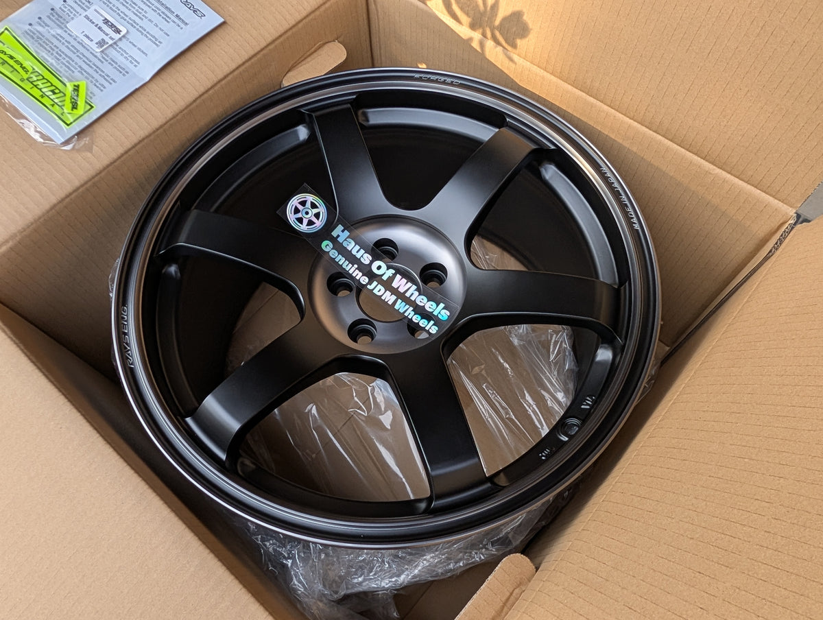 Rays Volk Racing TE37 Saga SL M-Spec Pressed Black | 5x100 | 18x9.5 +40 | New