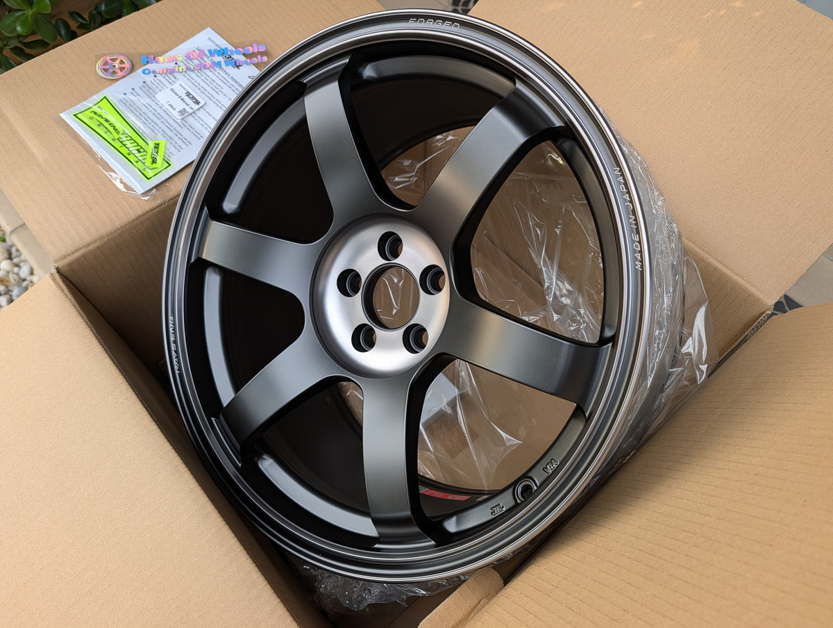 Rays Volk Racing TE37 Saga SL M-Spec Pressed Black | 5x100 | 18x9.5 +40 | New
