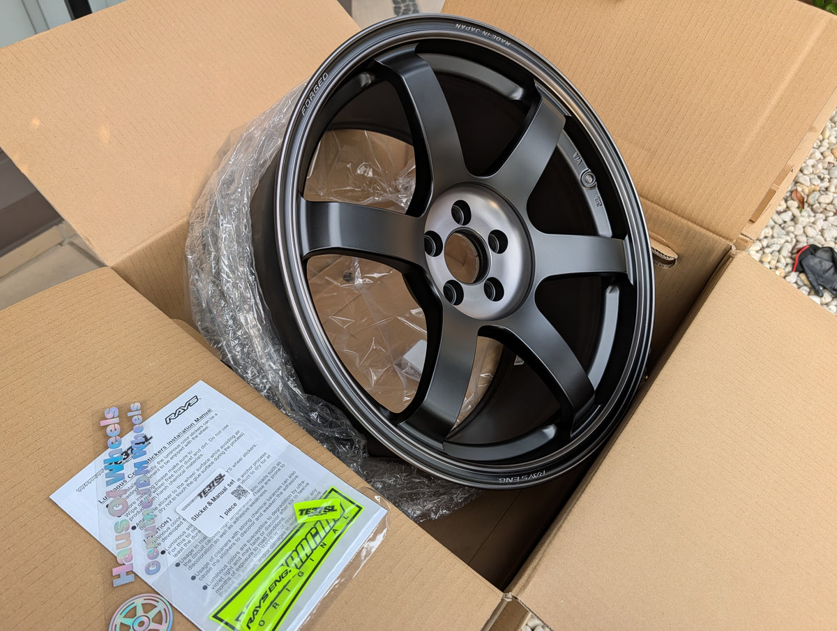 Rays Volk Racing TE37 Saga SL M-Spec Pressed Black | 5x100 | 18x9.5 +40 | New