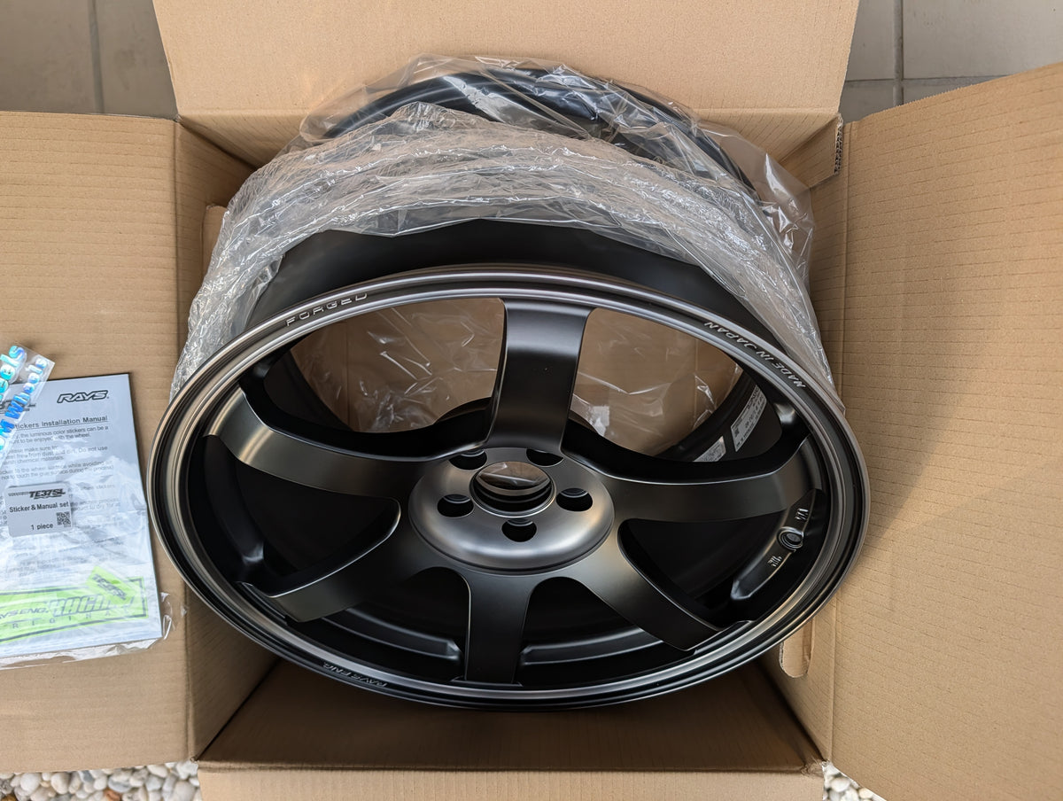 Rays Volk Racing TE37 Saga SL M-Spec Pressed Black | 5x100 | 18x9.5 +40 | New