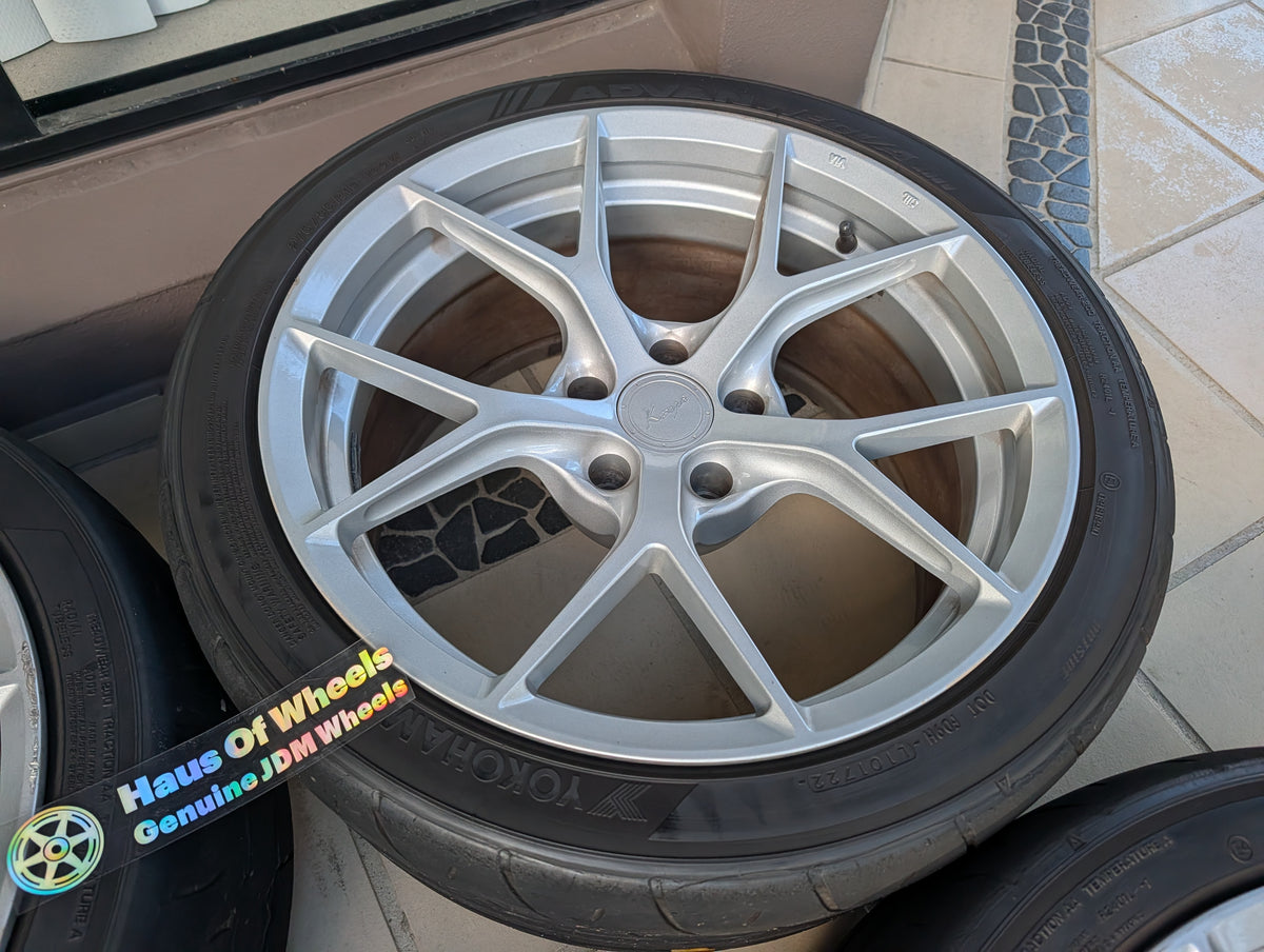 Koya PMF05 Silver | 5x120 | 19x9.5 +22 | With AD09 Tyres