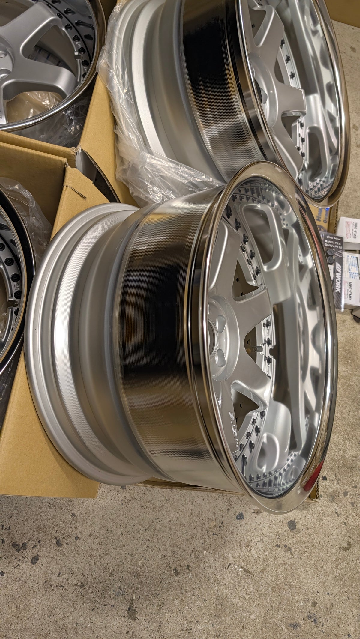Work Emotion GT6 3P Silver | 5x100 | F: 18x9.5 -13 / R: 18x10.5 -25 | New | Widebody | 3 Piece