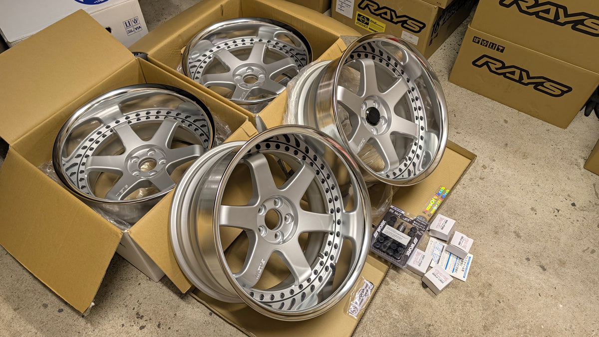 Work Emotion GT6 3P Silver | 5x100 | F: 18x9.5 -13 / R: 18x10.5 -25 | New | Widebody | 3 Piece – product photo 17