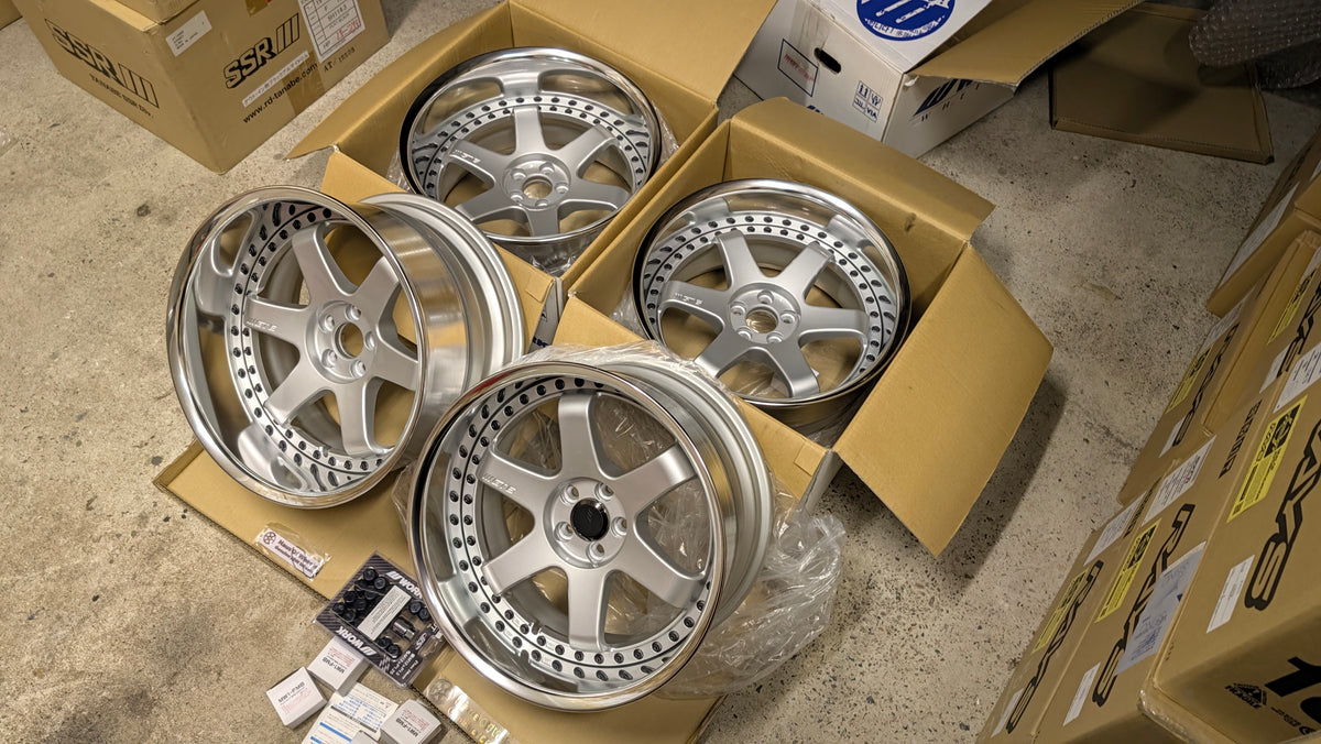 Work Emotion GT6 3P Silver | 5x100 | F: 18x9.5 -13 / R: 18x10.5 -25 | New | Widebody | 3 Piece – product photo 18