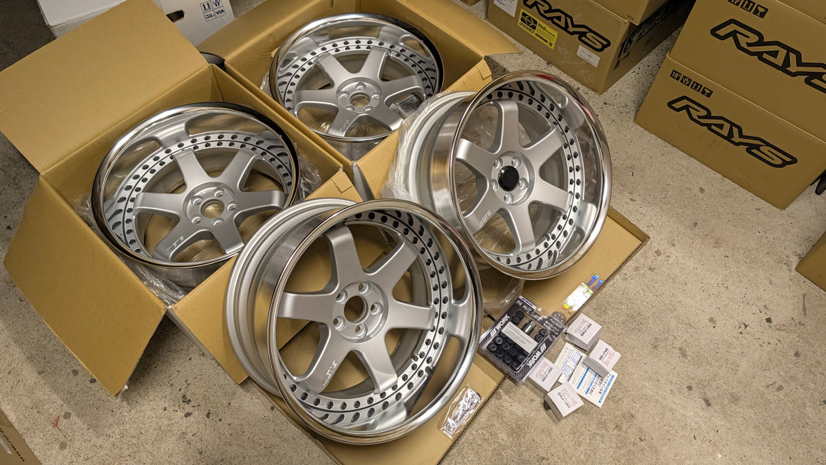 Work Emotion GT6 3P Silver | 5x100 | F: 18x9.5 -13 / R: 18x10.5 -25 | New | Widebody | 3 Piece – product photo 20