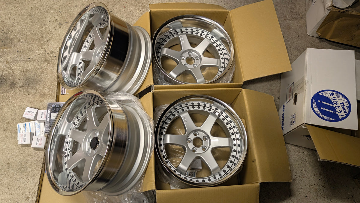 Work Emotion GT6 3P Silver | 5x100 | F: 18x9.5 -13 / R: 18x10.5 -25 | New | Widebody | 3 Piece – product photo 22
