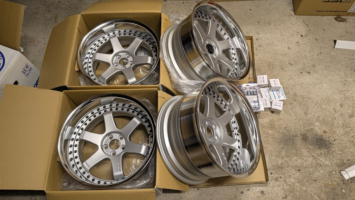 Work Emotion GT6 3P Silver | 5x100 | F: 18x9.5 -13 / R: 18x10.5 -25 | New | Widebody | 3 Piece – product photo 23