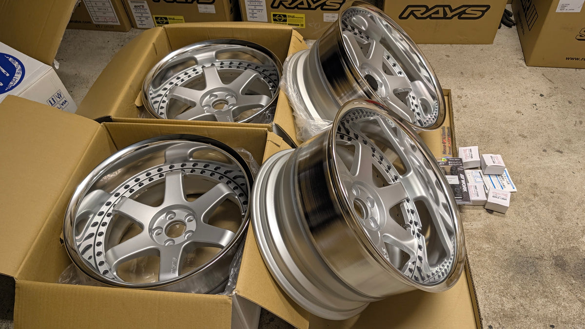 Work Emotion GT6 3P Silver | 5x100 | F: 18x9.5 -13 / R: 18x10.5 -25 | New | Widebody | 3 Piece – product photo 25