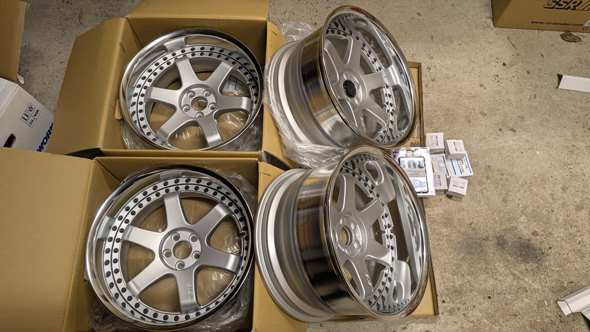 Work Emotion GT6 3P Silver | 5x100 | F: 18x9.5 -13 / R: 18x10.5 -25 | New | Widebody | 3 Piece – product photo 27