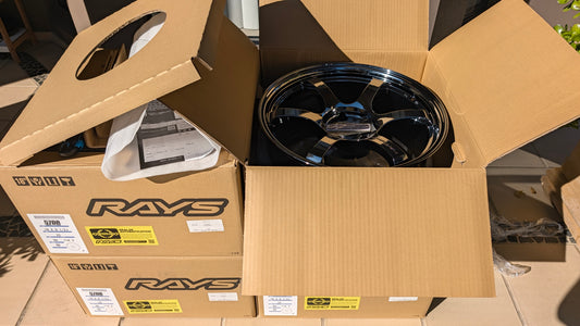 Rays Gram Lights 57 DR RBC | 5x114.3 | 18x9.5 +22 | New | Limited Edition