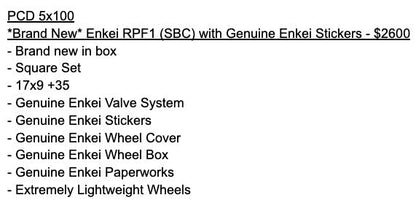 Enkei RPF1 SBC | 5x100 | 17x9 +35 – product photo 9