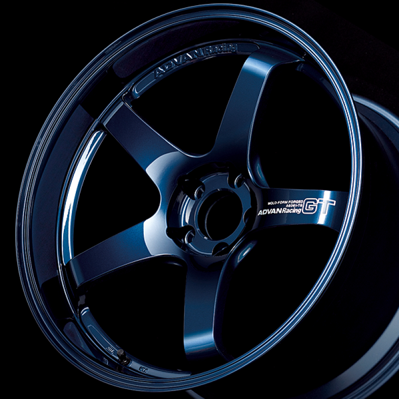 ADVAN Racing GT Premium Racing Titanium Blue wheel