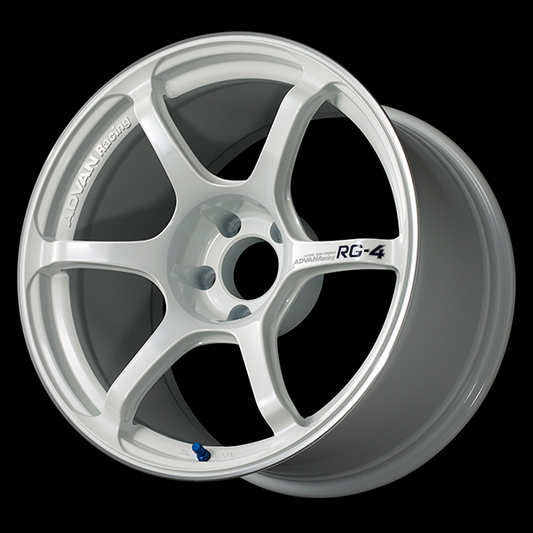 ADVAN Racing RG-4 Racing White Metallic wheel