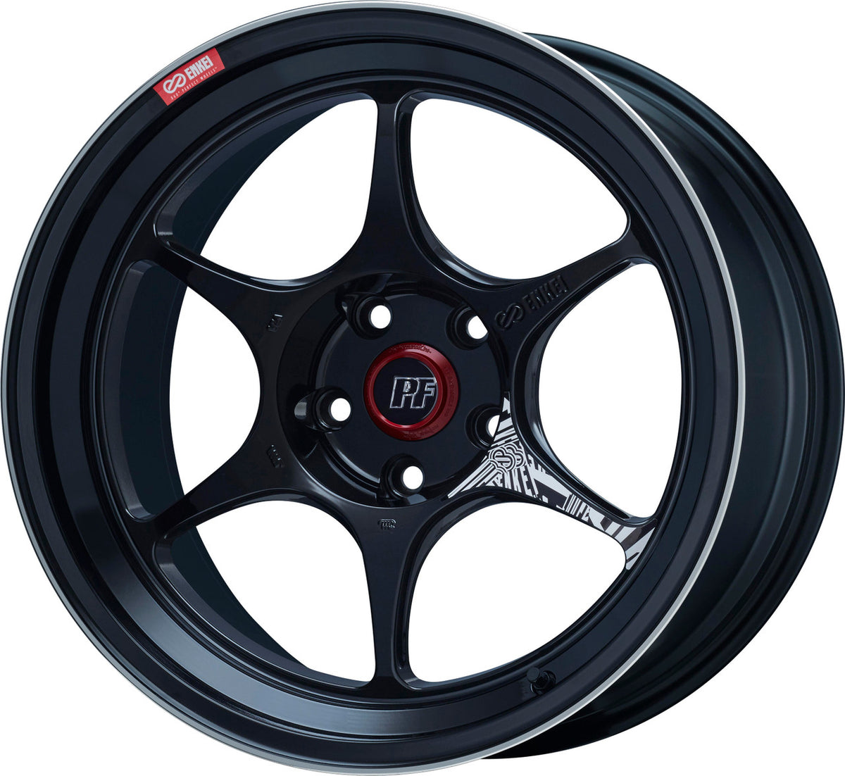 ENKEI PF06 Machined Black wheel