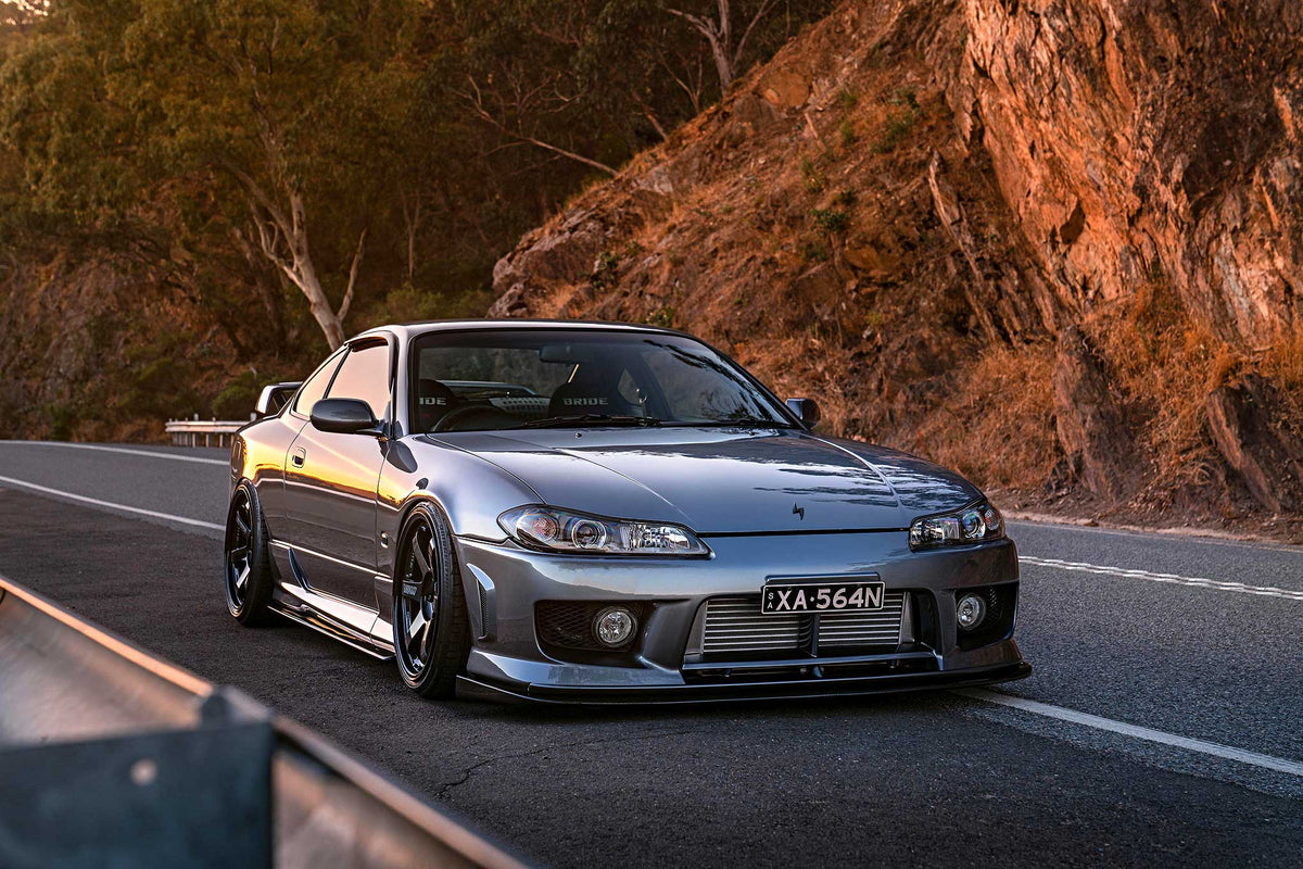Nissan Silvia S15 on Volk Racing wheels