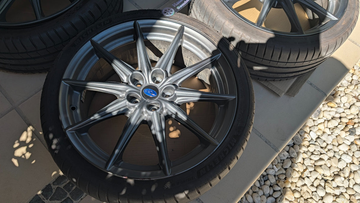 Used OEM Subaru BRZ S wheel and Michelin Pilot Sport 4 tyre