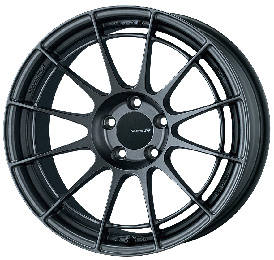 ENKEI NT03RR Matte Dark Gunmetallic - official ENKEI Japan image
