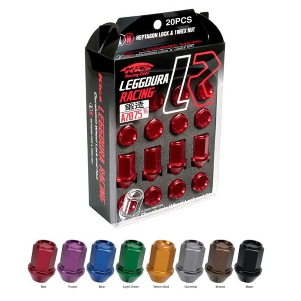 Project KICS Leggdura Racing wheel nuts 20 piece set