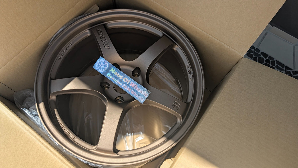 RAYS Gram Lights 57CR Bronze front face - 18x9.5 +22 5x114.3