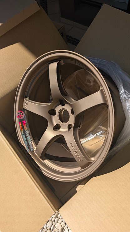 RAYS Gram Lights 57CR Bronze angled view