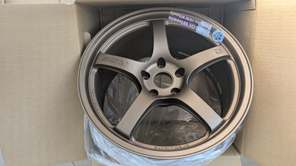 RAYS Gram Lights 57CR Bronze 5-spoke wheel face