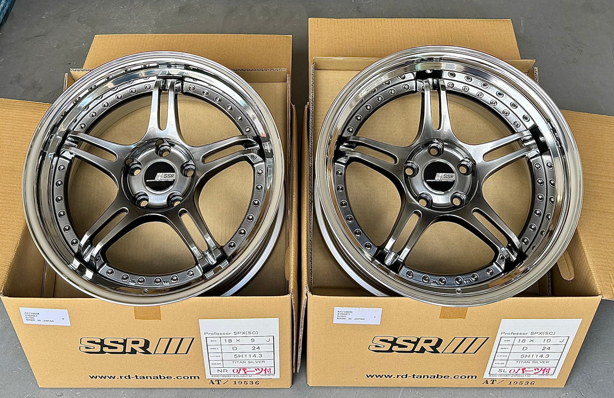 SSR Professor SPX Titan Silver wheel