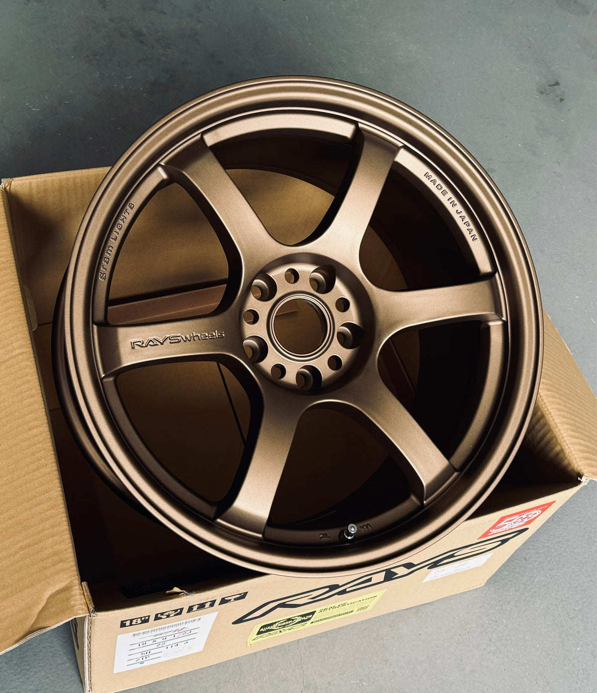 RAYS Gram Lights 57DR Dark Bronze wheel