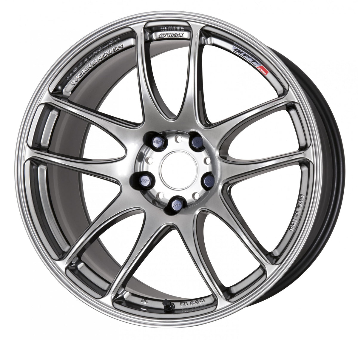 WORK Emotion CR Kiwami Glim Silver 18 inch wheel