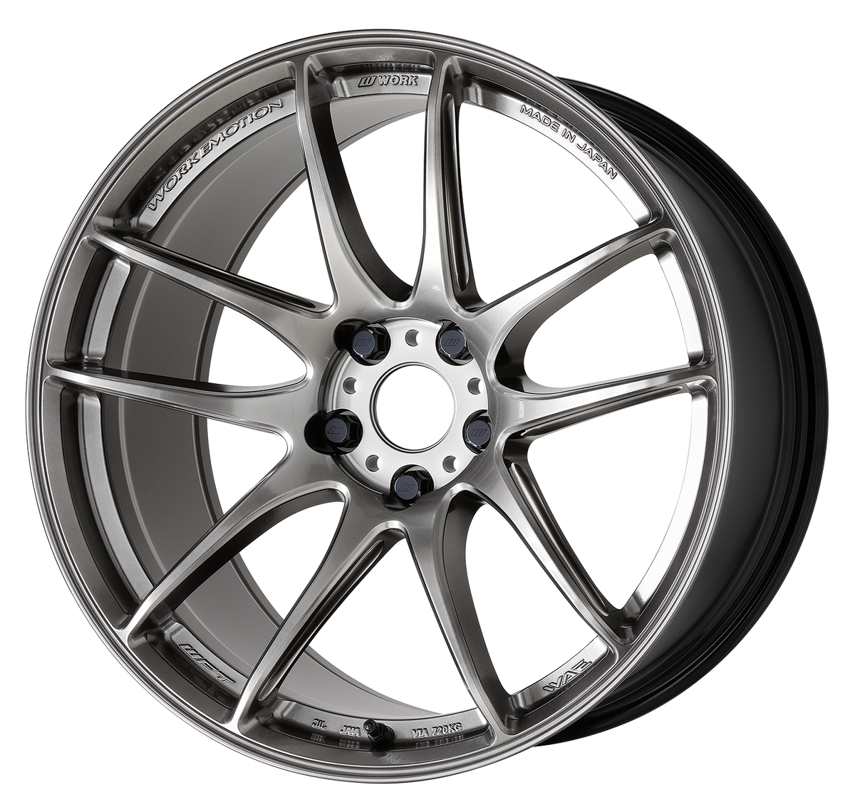 WORK Emotion CR Shigoku Glow Gunmetal 19 inch wheel