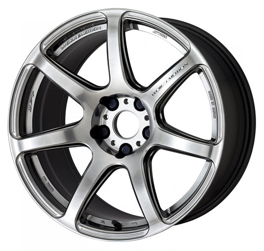 WORK Emotion T7R Glim Silver 18x9.5 +22 5x114.3