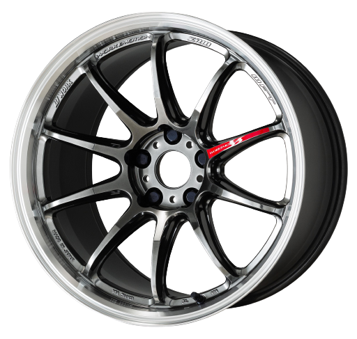 WORK Emotion ZR10 Glim Black with Machined Rim 19x9.5 +30 / 19x10.5 +30 5x114.3
