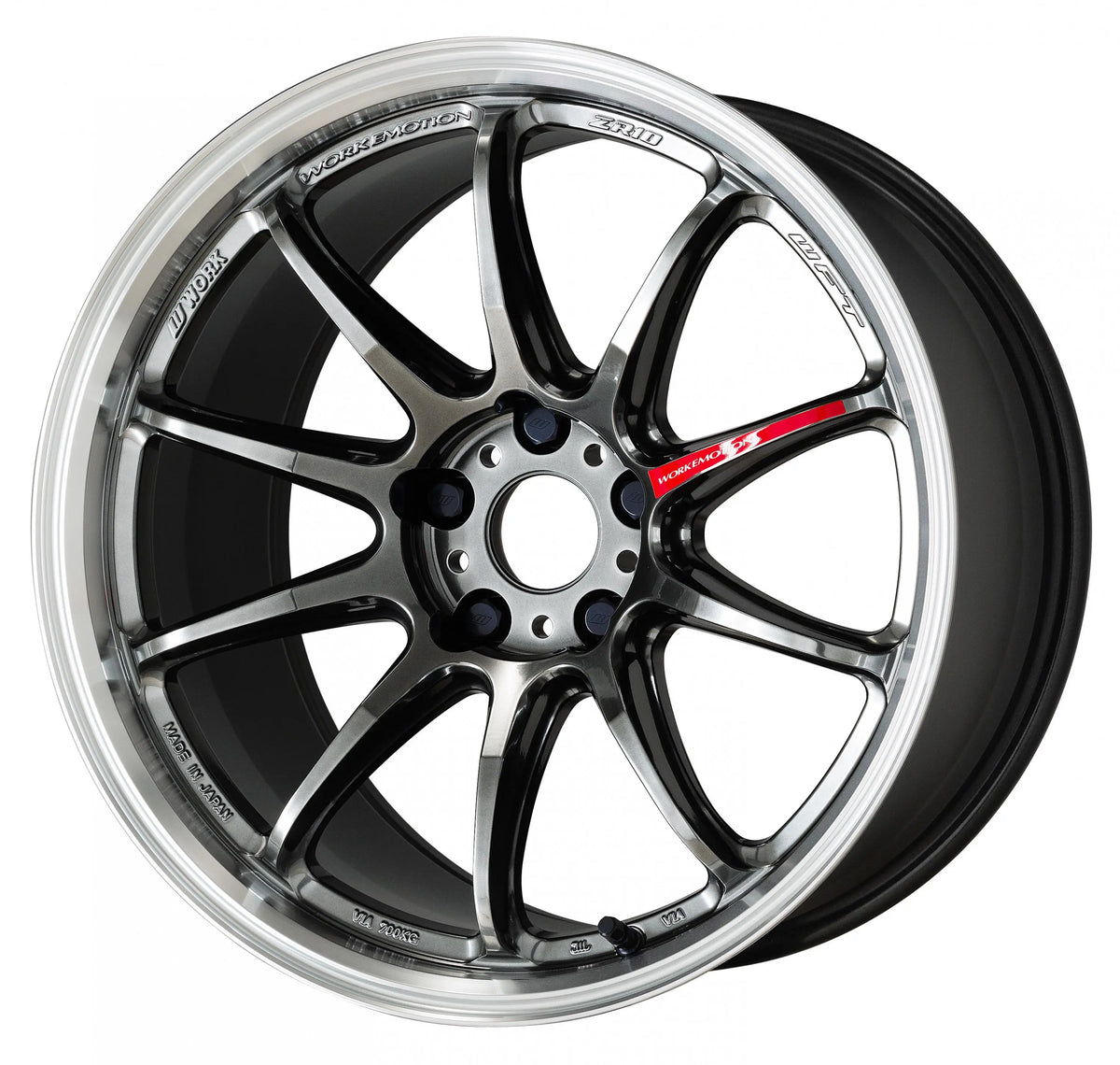 WORK Emotion ZR10 Glim Black Diamond Cut Rim wheel