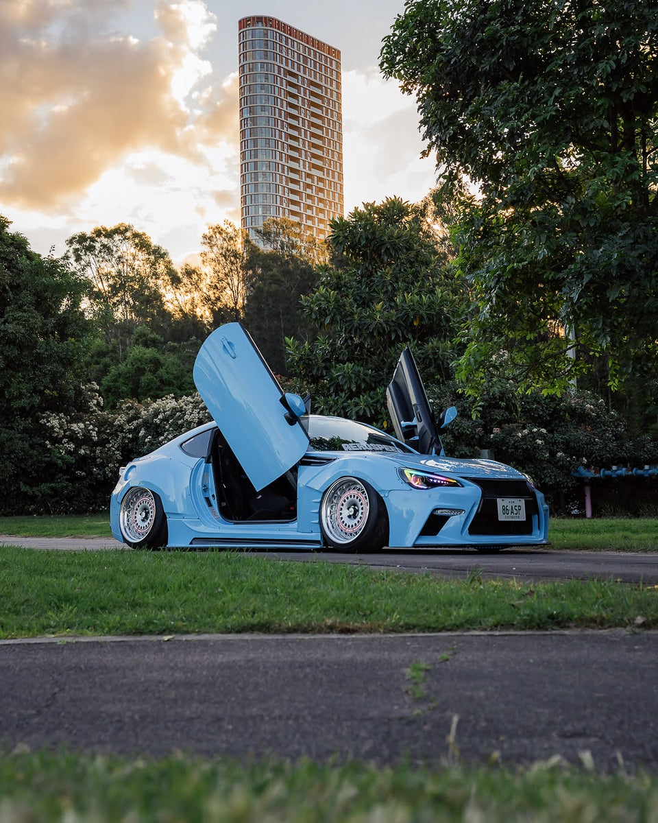 SSR Formula Aero Mesh 3 Piece Wheels with SSR Center Caps and Nitto Ty ...