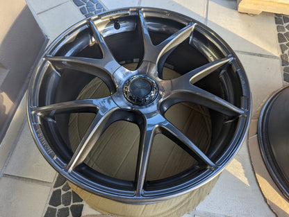 RAYS Homura 2x5s with RAYS Center Caps