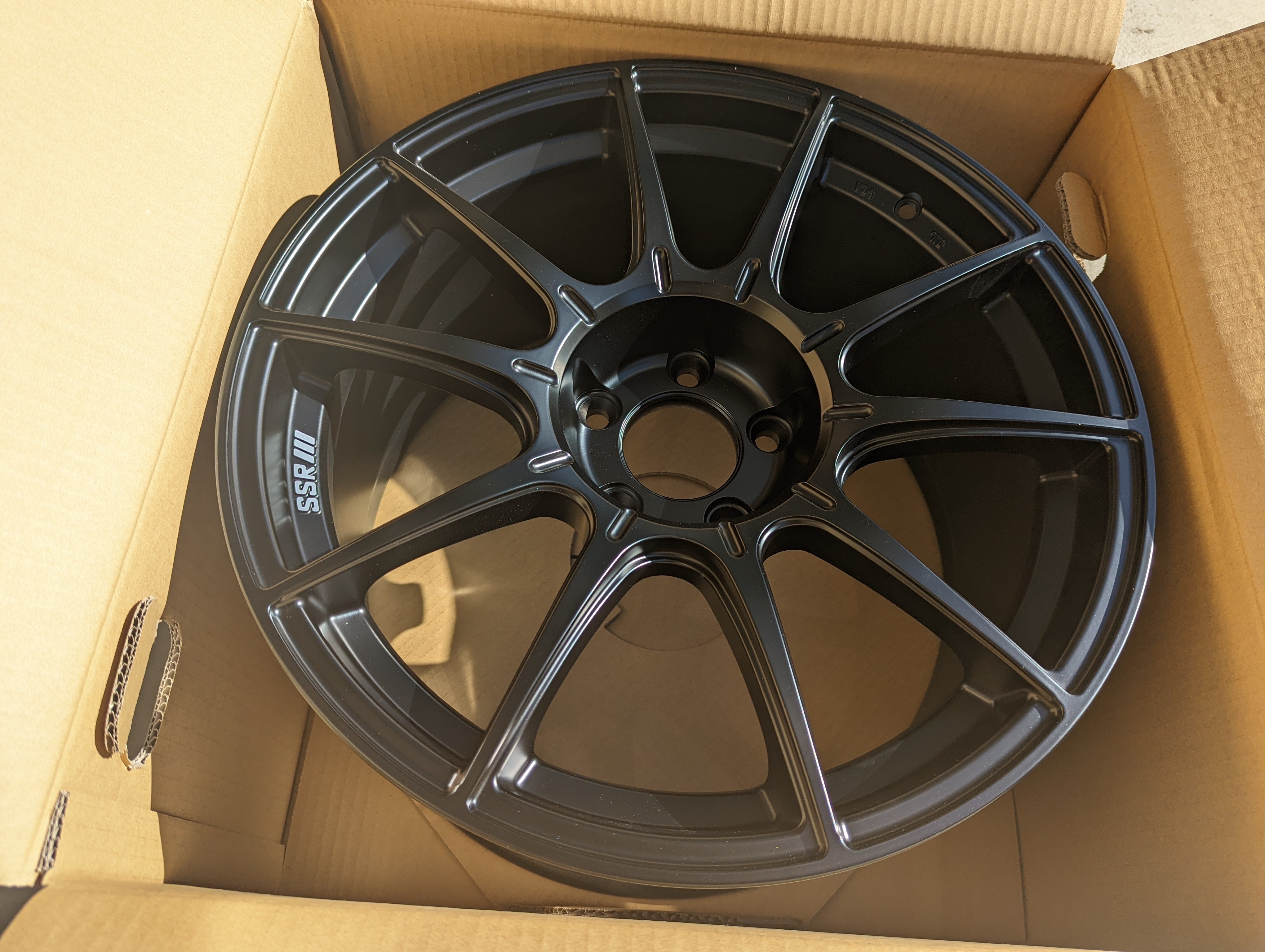 SSR GTX01 (Flat Black) - 5x114.3 - 18x9.5 +40