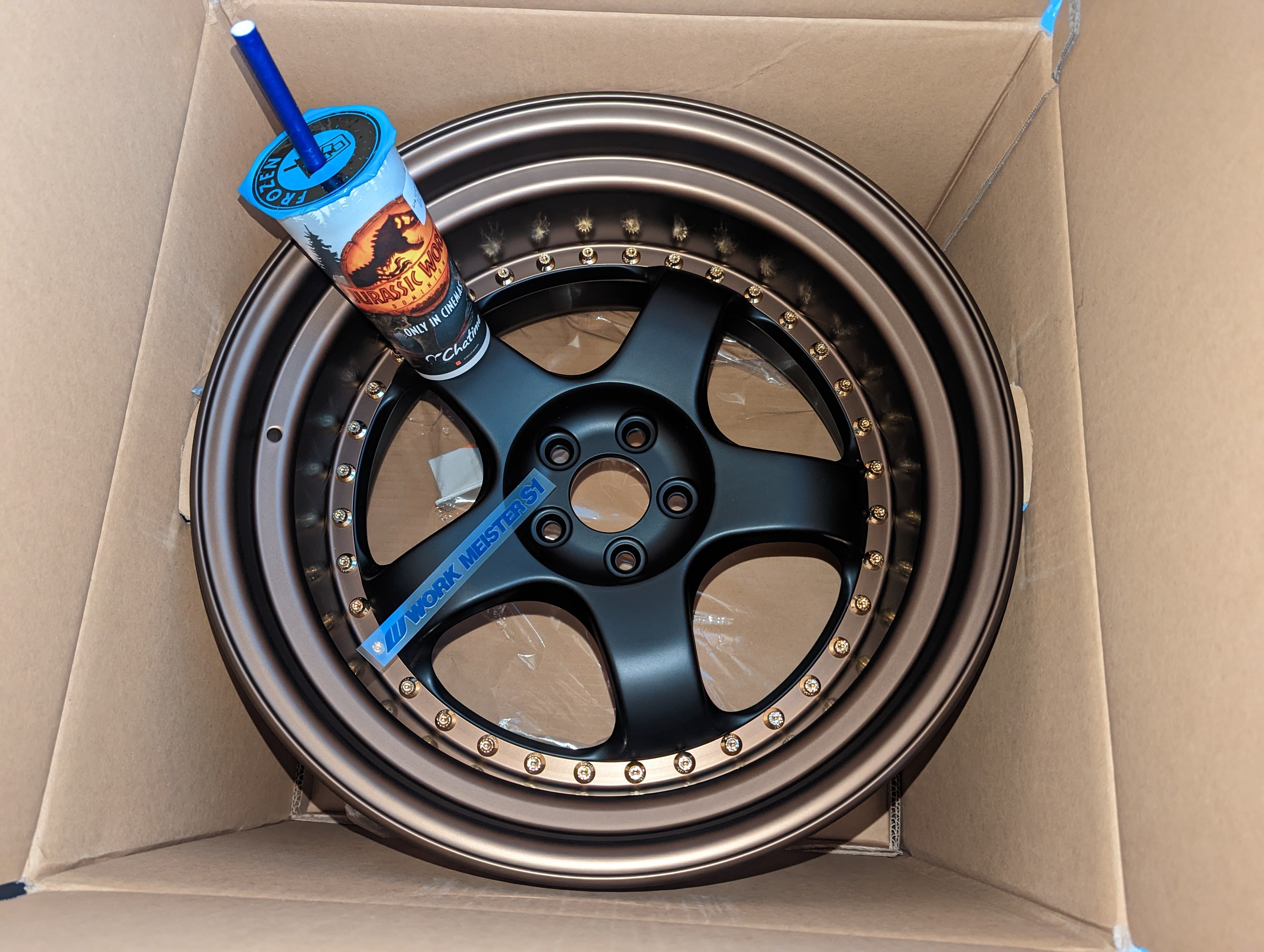 Work Meisters S1-3P (Bronze Lip) • 3 Piece Wheels with Genuine Works Valves