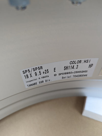 SSR SP5 SBC Chrome | 5x114.3 | 18x9.5 +25 | New | 3 Piece