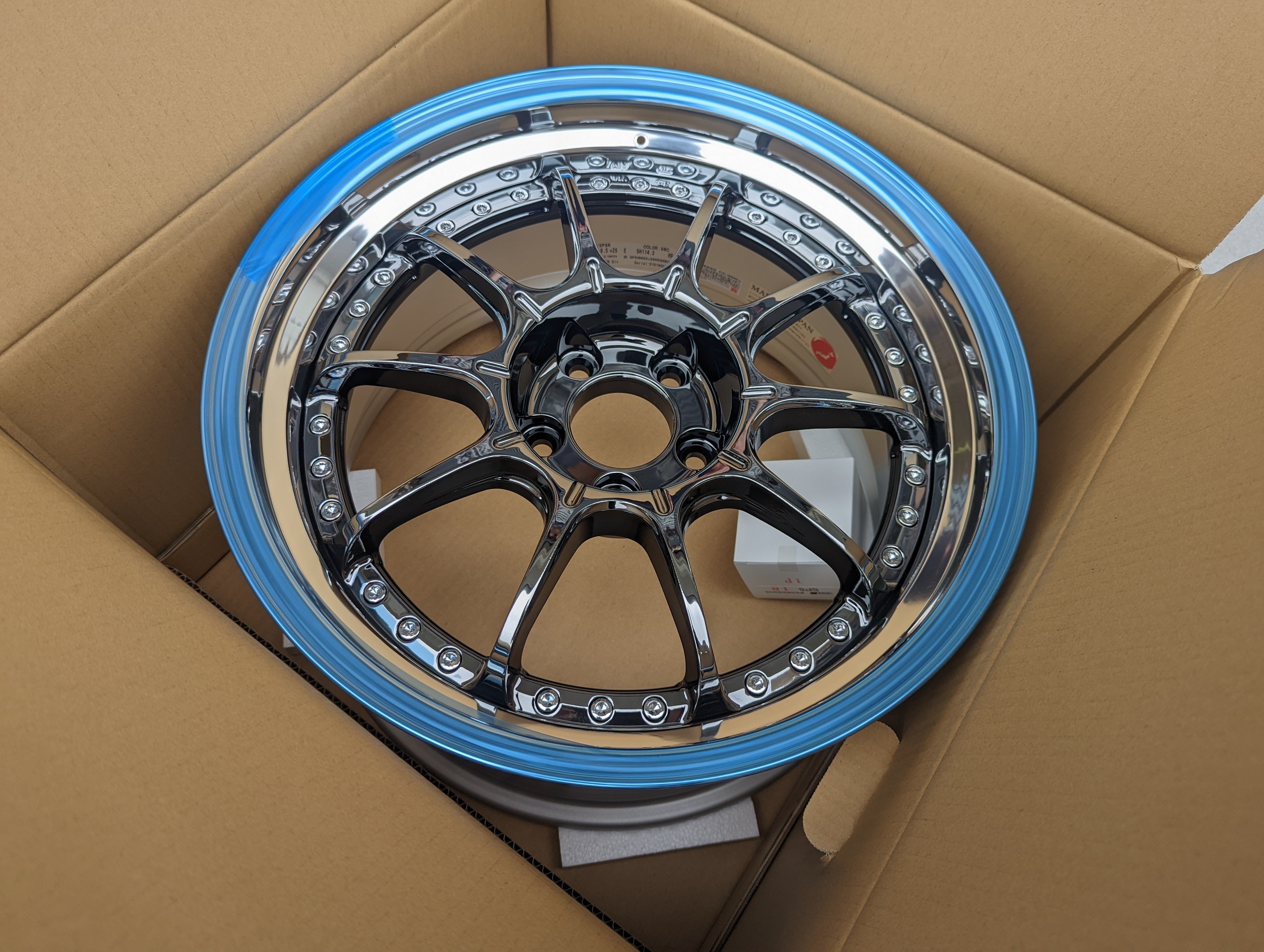 SSR SP5 (SBC) - 3 Piece Wheels - 5x114.3 - 18x9.5 +25