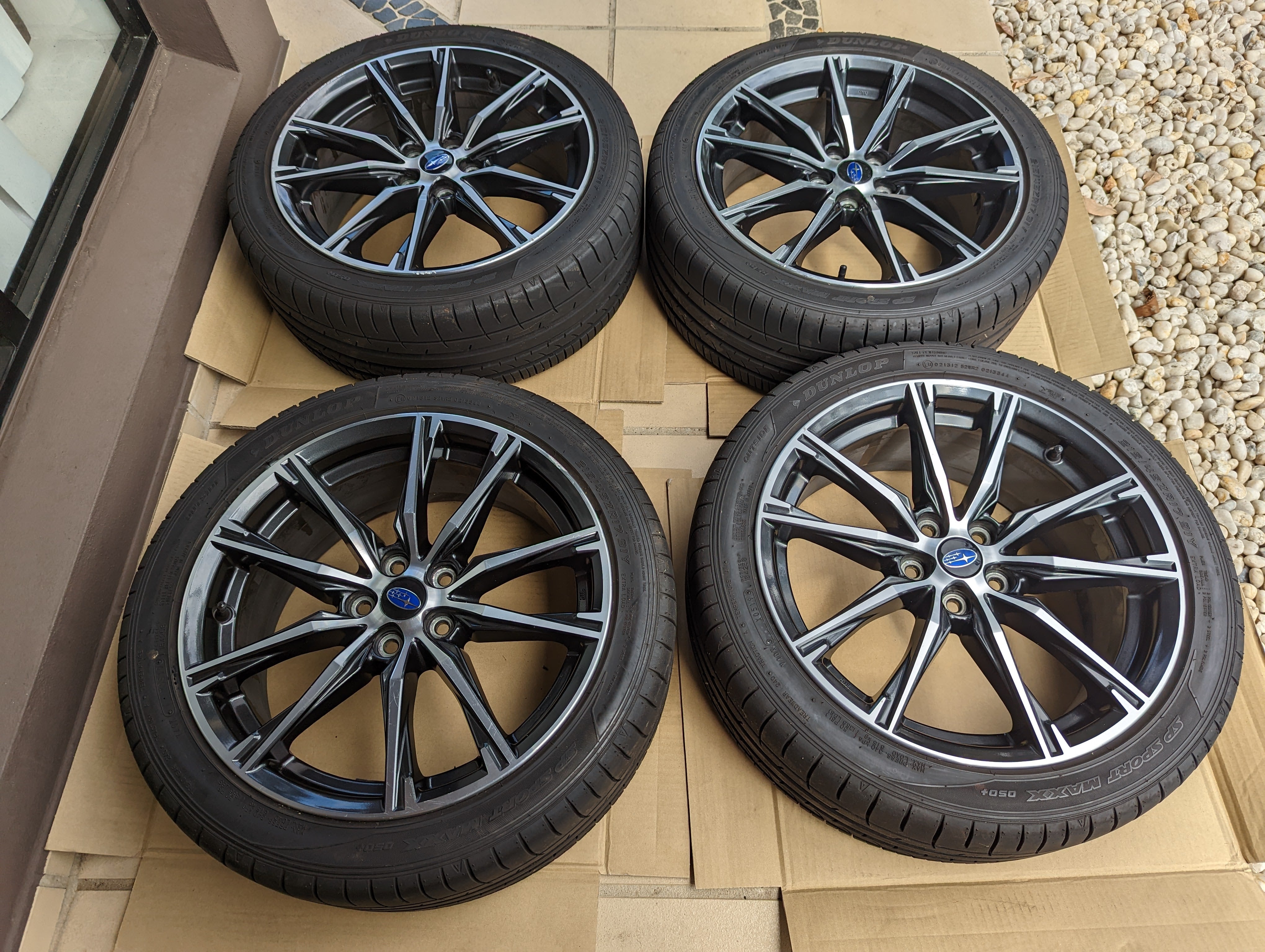 Facelift Subaru BRZ Wheels with Genuine Subaru Center Caps