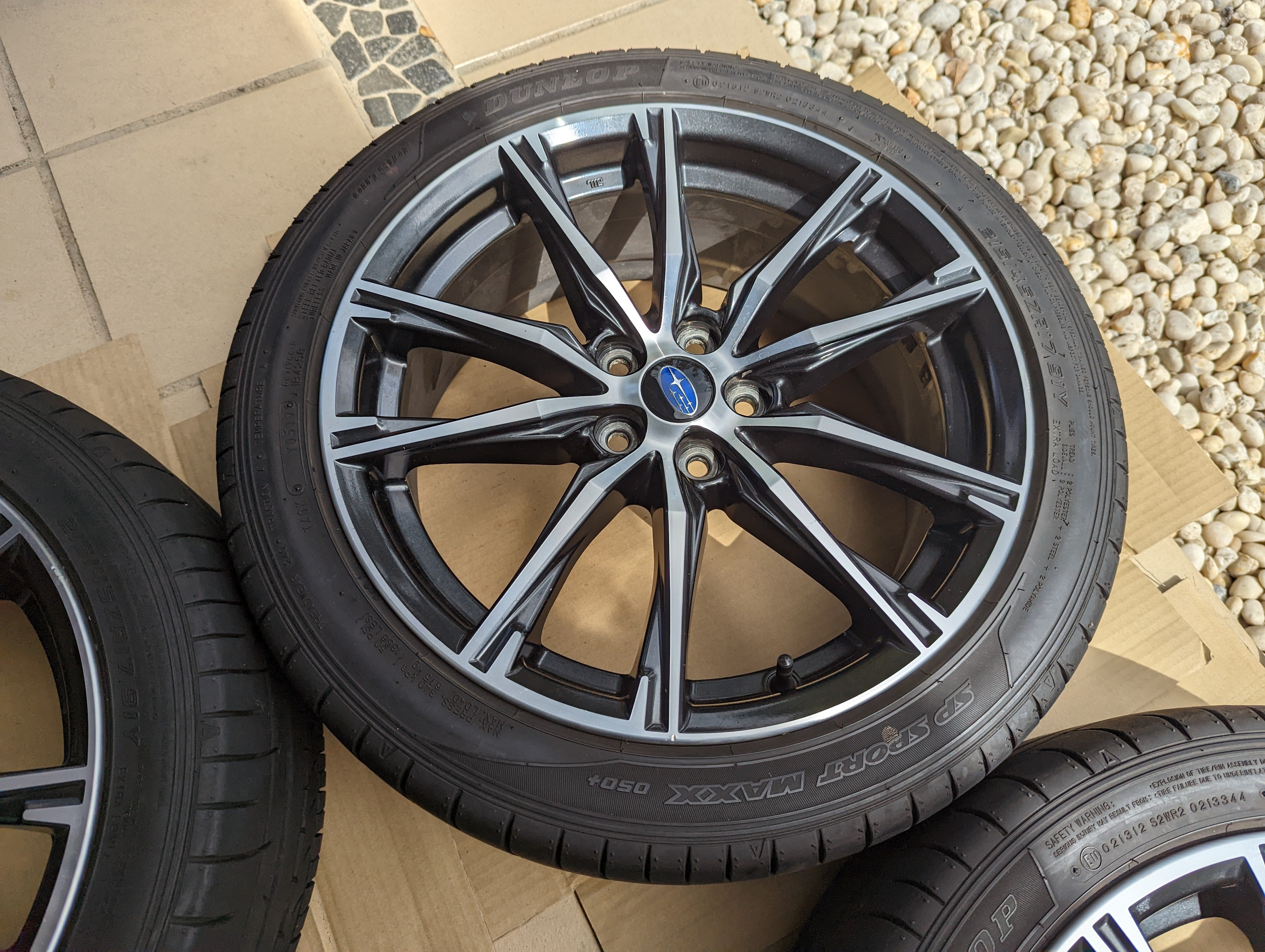 Facelift Subaru BRZ Wheels with Genuine Subaru Center Caps