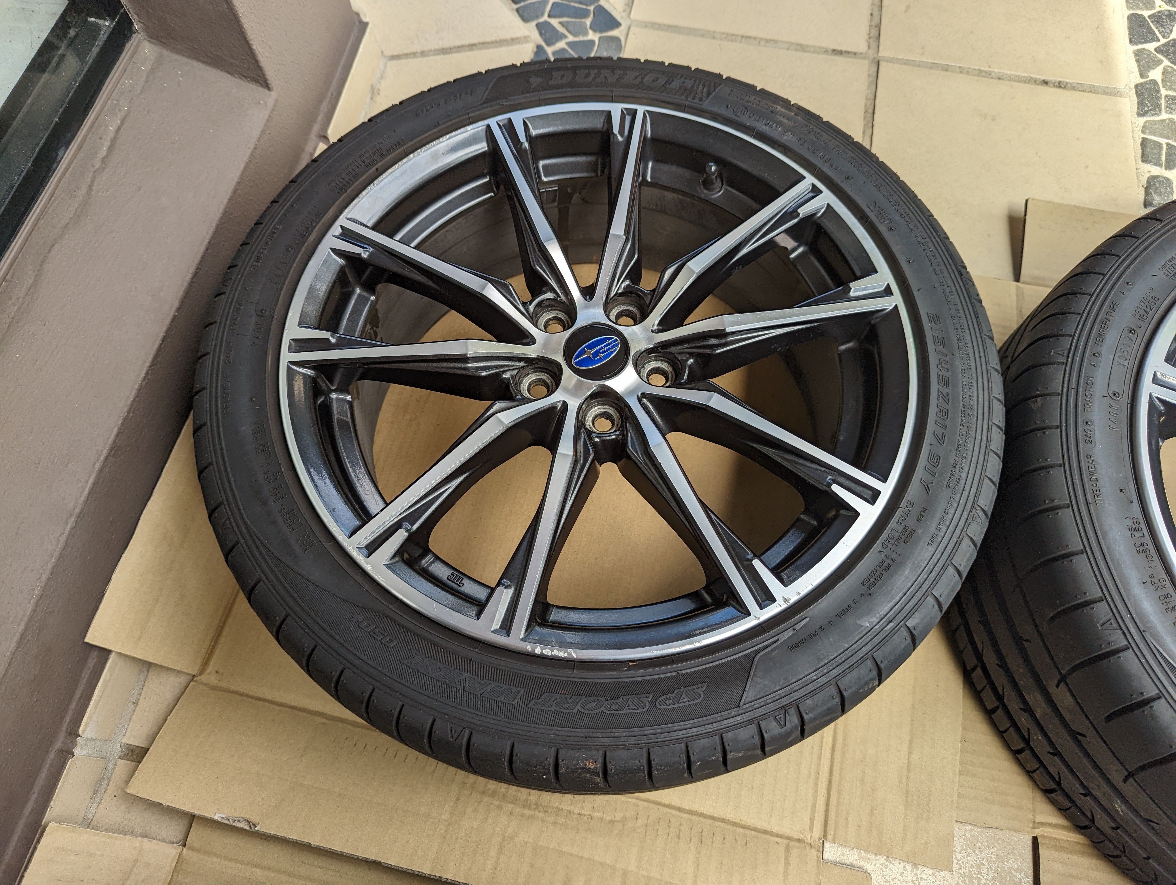 Facelift Subaru BRZ Wheels with Genuine Subaru Center Caps