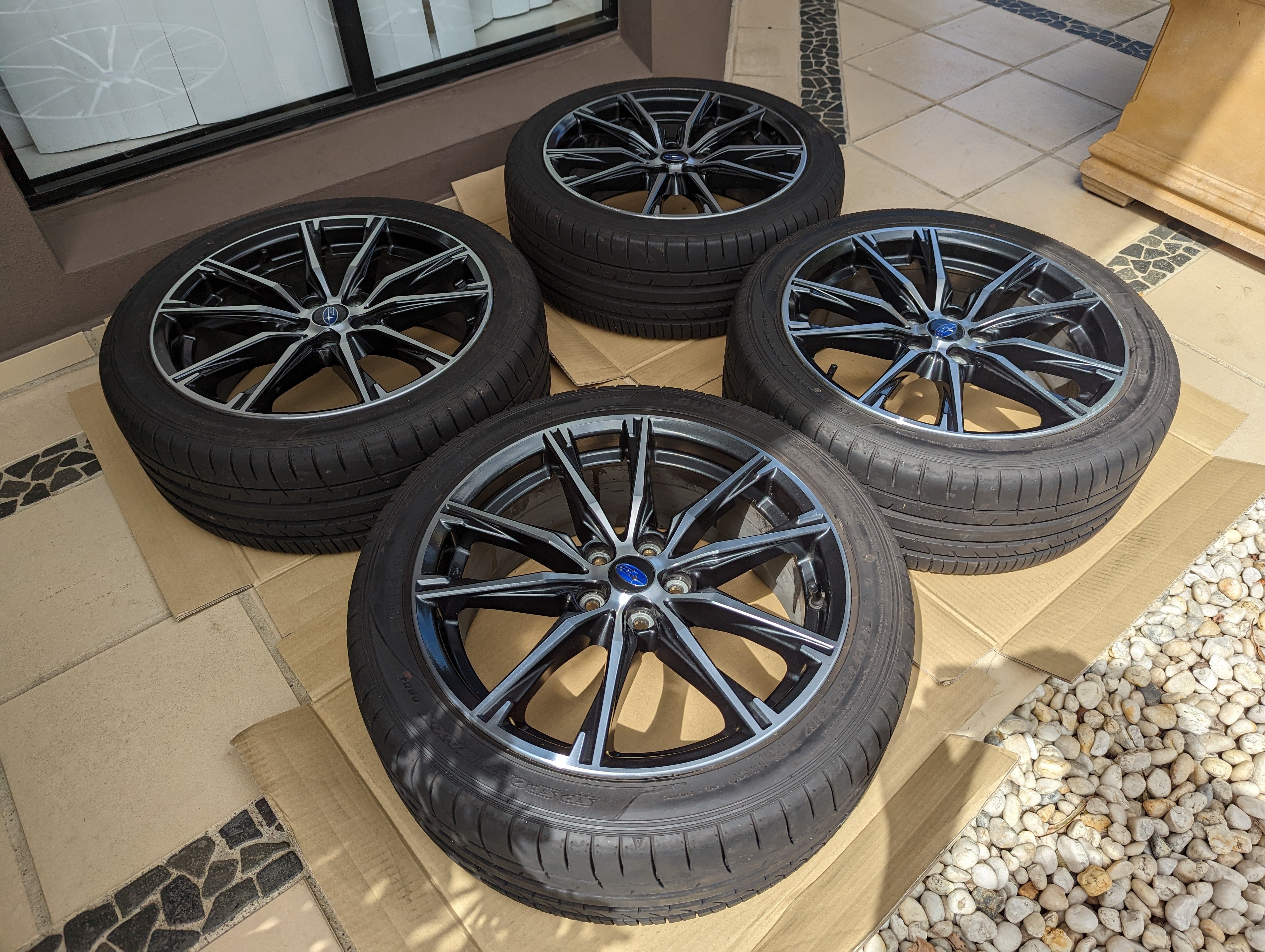 Facelift Subaru BRZ Wheels with Genuine Subaru Center Caps