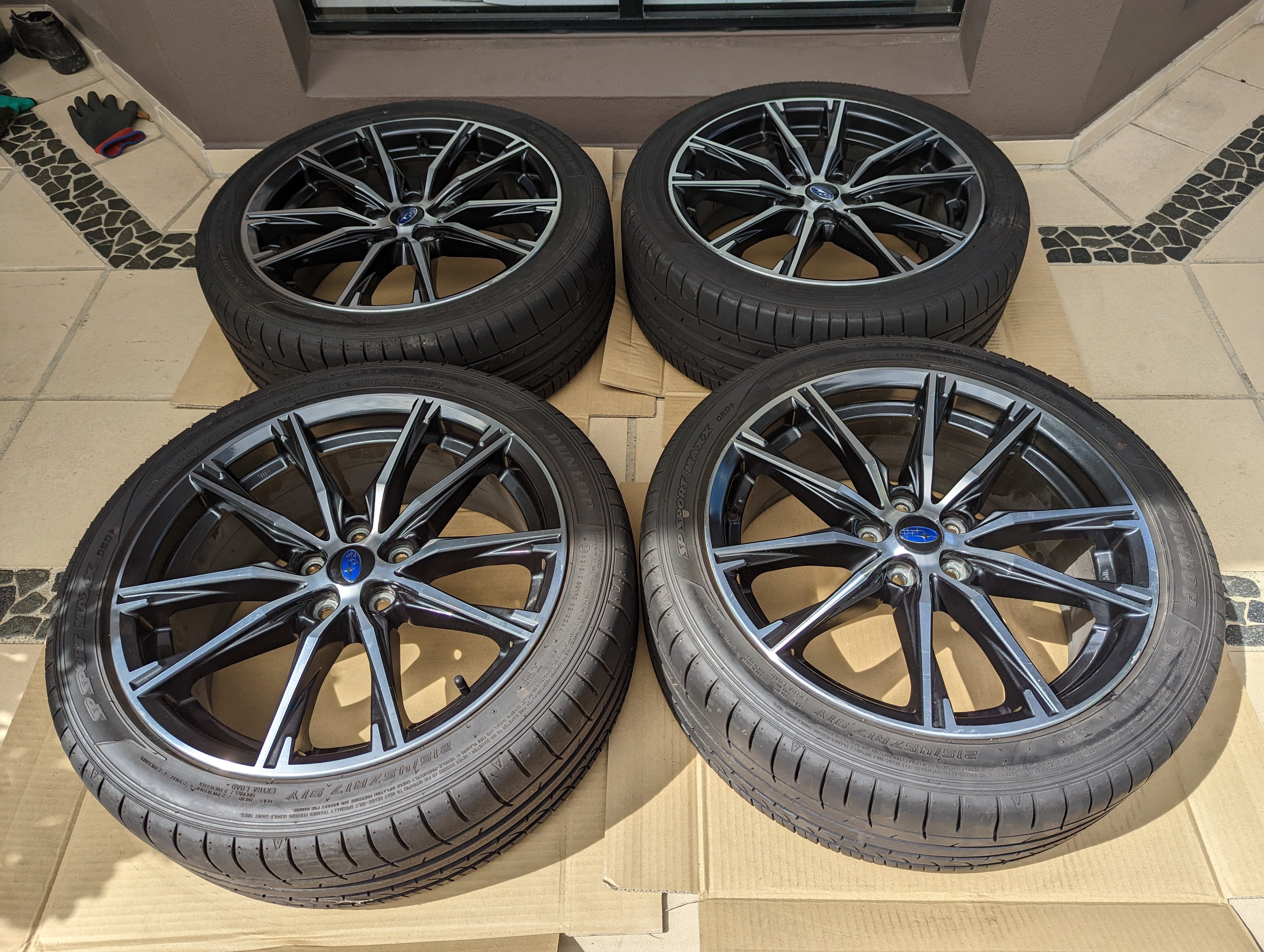 Facelift Subaru BRZ Wheels with Genuine Subaru Center Caps