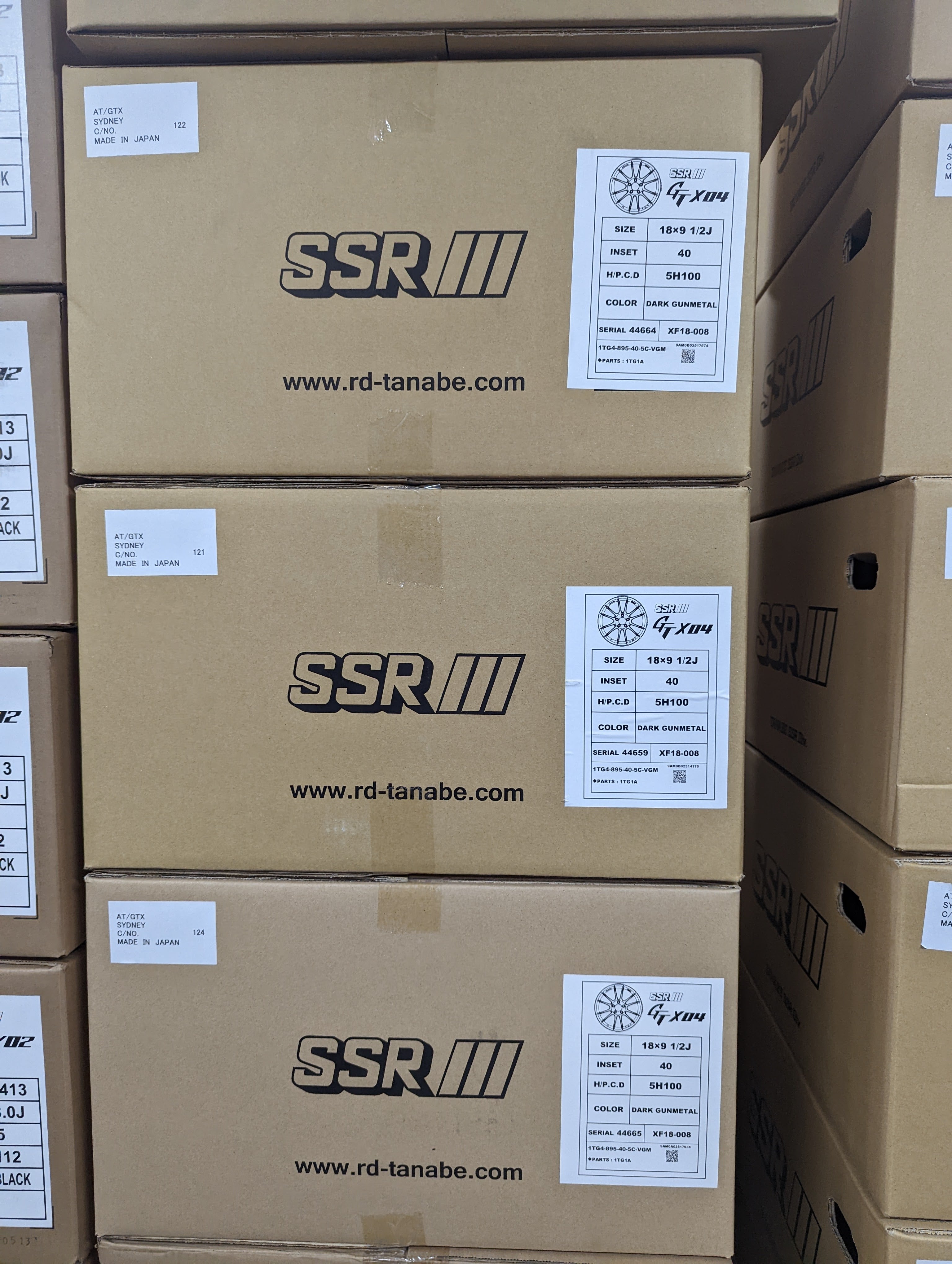 SSR SSR GTX04 (Dark Gunmetal) - 5x100 - 18x9.5 +40