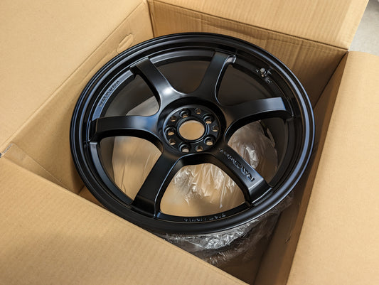 Rays Gram Lights 57 DR Semi Gloss Black | 5x100 | 18x9.5 +38 | New